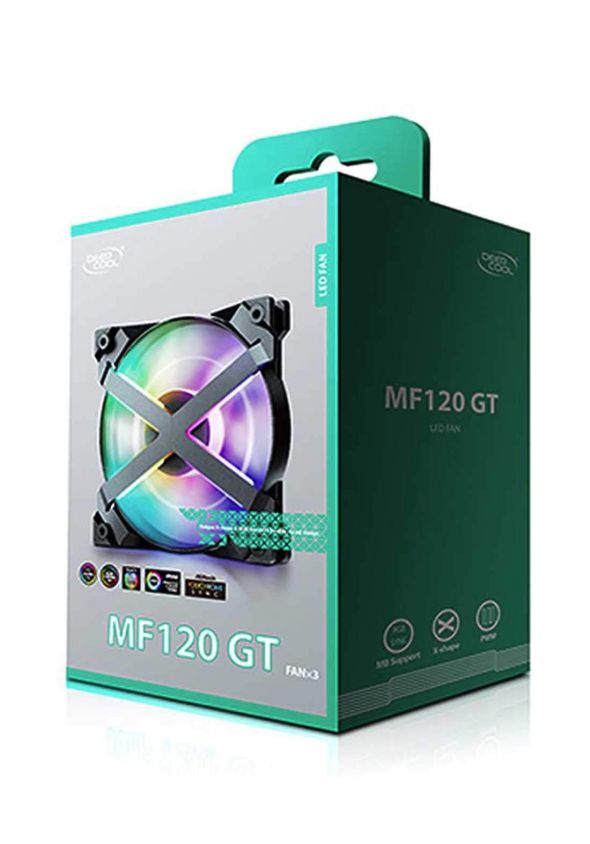 FAN DeepCool MF120 GT 3 Fan Pack - Black FAN DeepCool MF120 GT 3 Fan Pack - Black